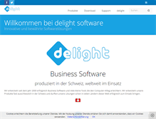 Tablet Screenshot of delight.ch